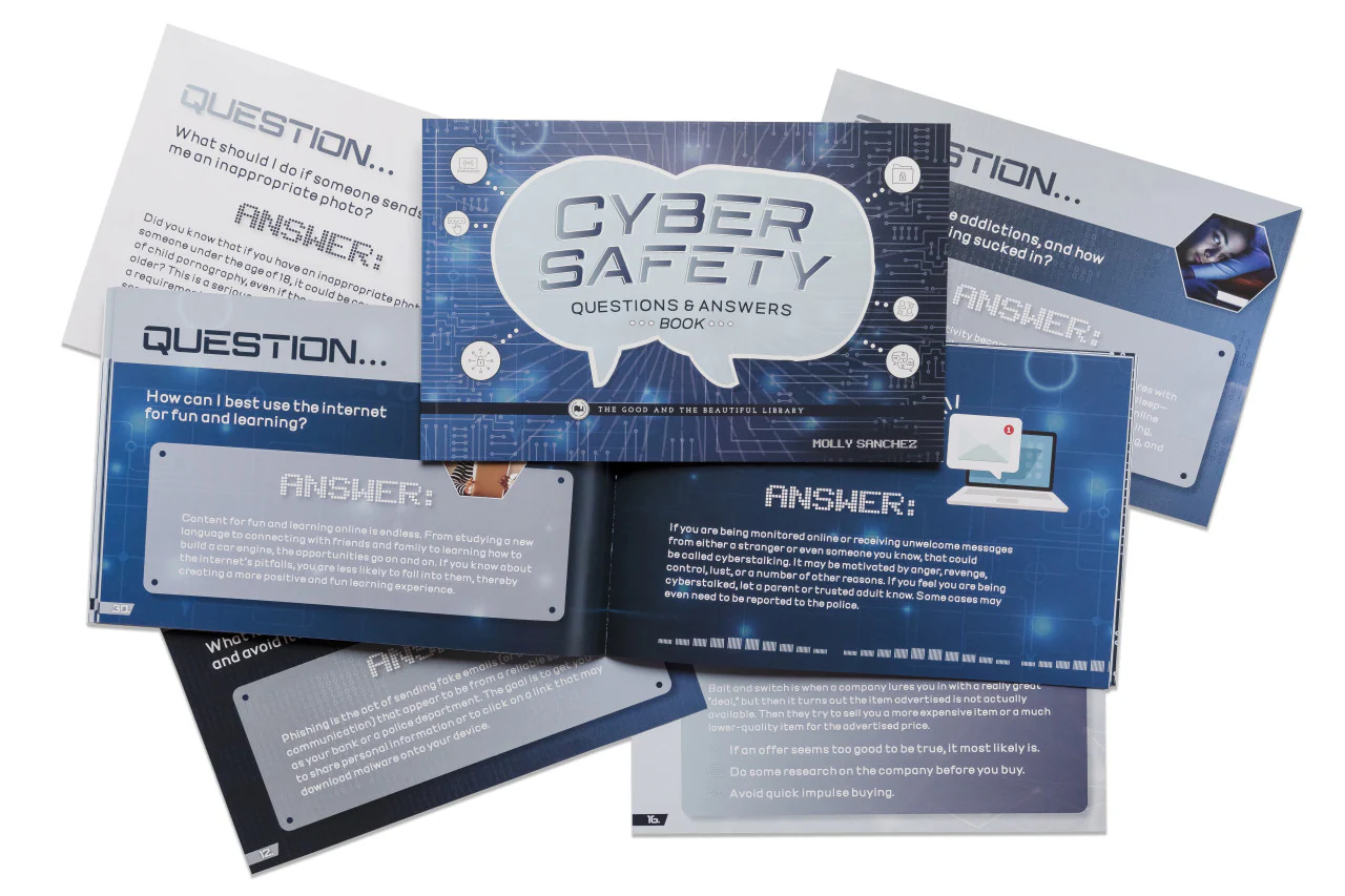 Cyber Safety Questions & Answers Book: Safety Grades 7-8 Extension - Image 3