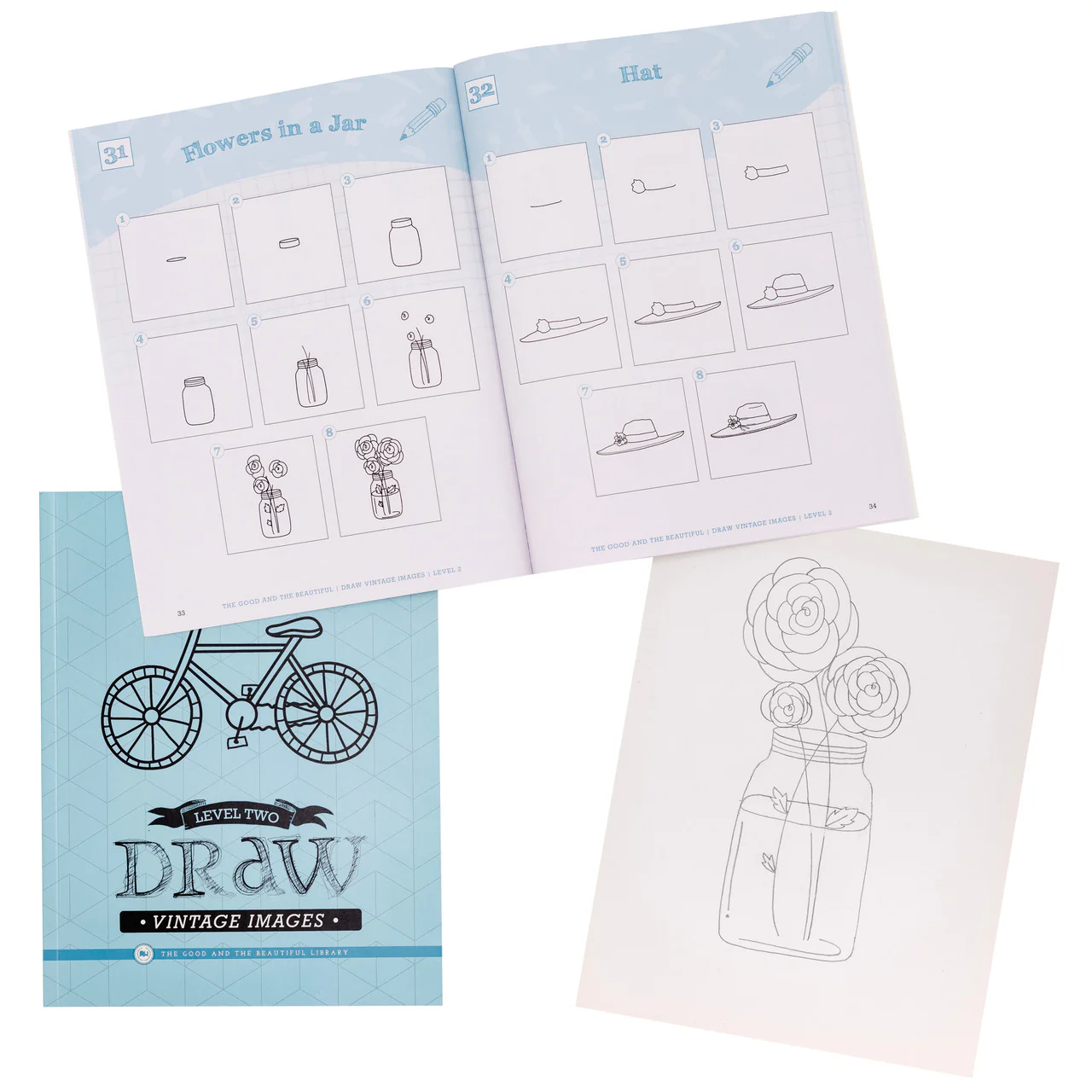 Draw Vintage Images Set: Levels 1-5 - Image 3