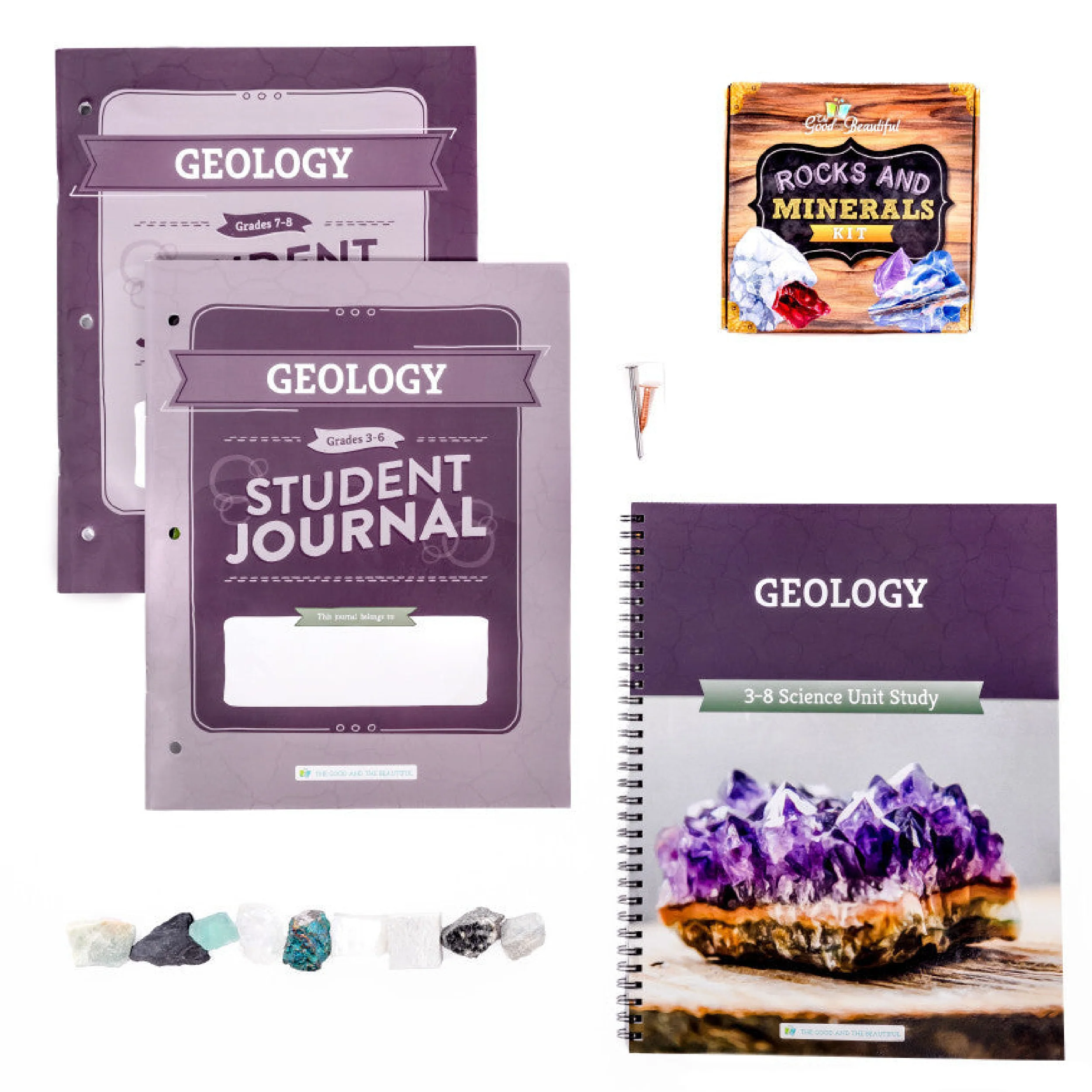 Geology: Course Book + Rocks and Minerals Kit: One Per Family - Image 3