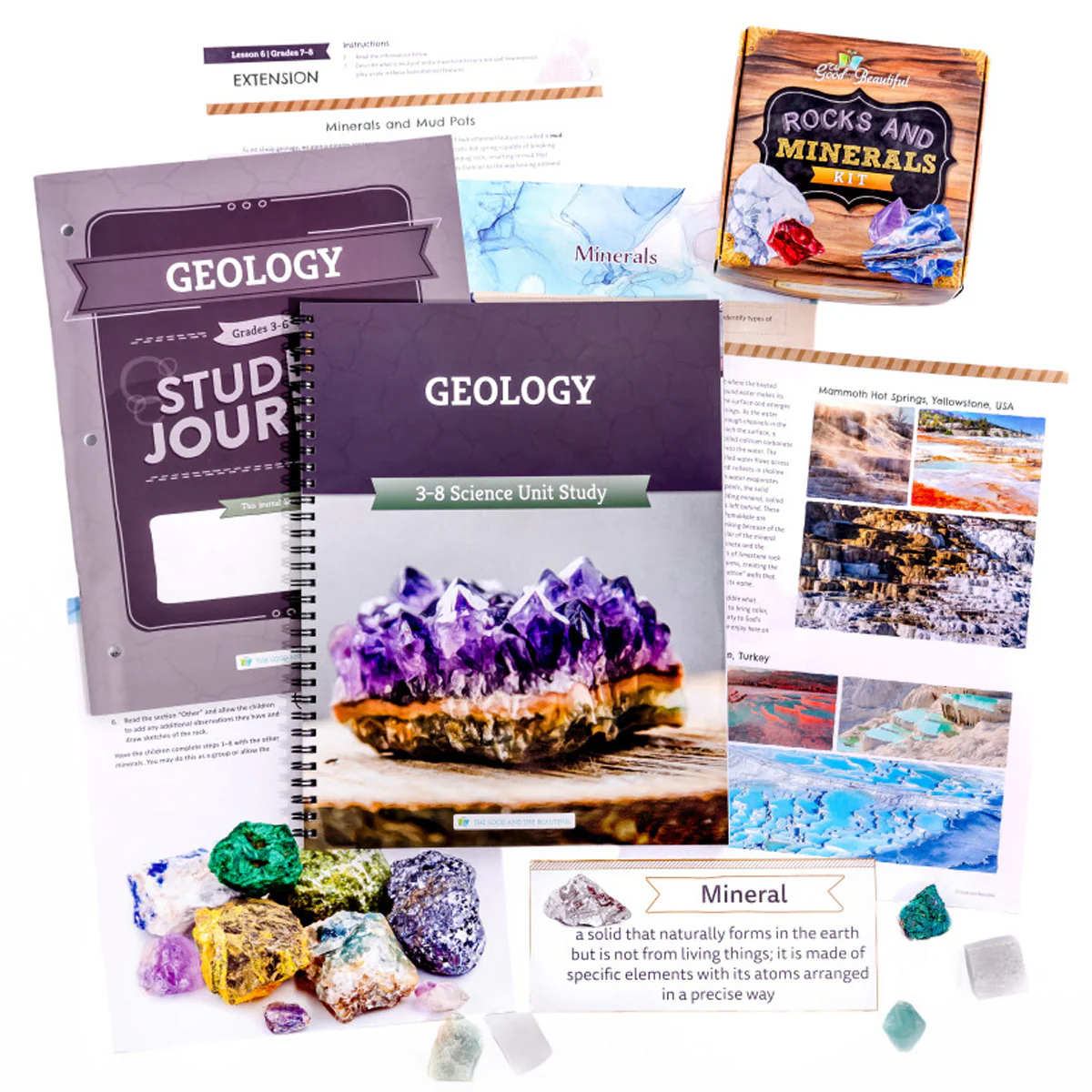 Geology: Course Book + Rocks and Minerals Kit: One Per Family - Image 5