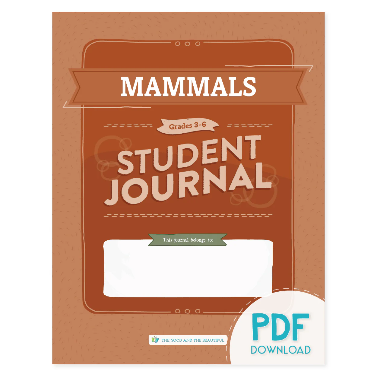 Mammals: Student Journal Grades 3-6 (PDF)