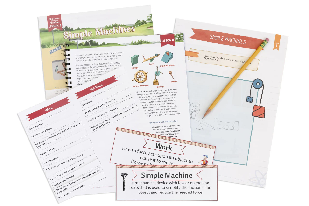 Motion and Simple Machines: Course Book: One Per Family - Image 3