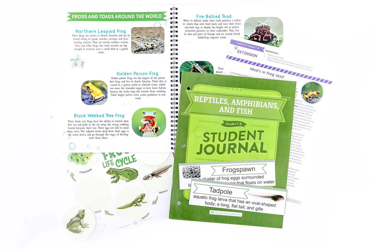 Reptiles, Amphibians, and Fish: Course Book: One Per Family - Image 10