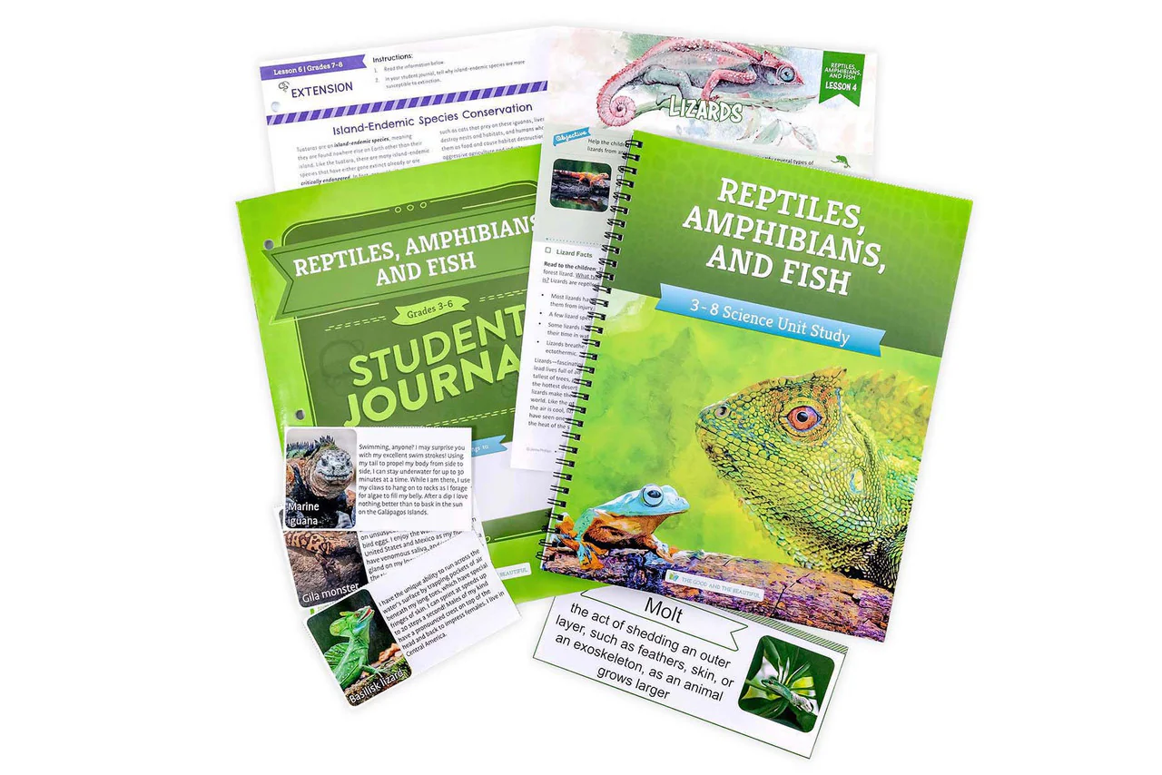 Reptiles, Amphibians, and Fish: Course Book: One Per Family - Image 11