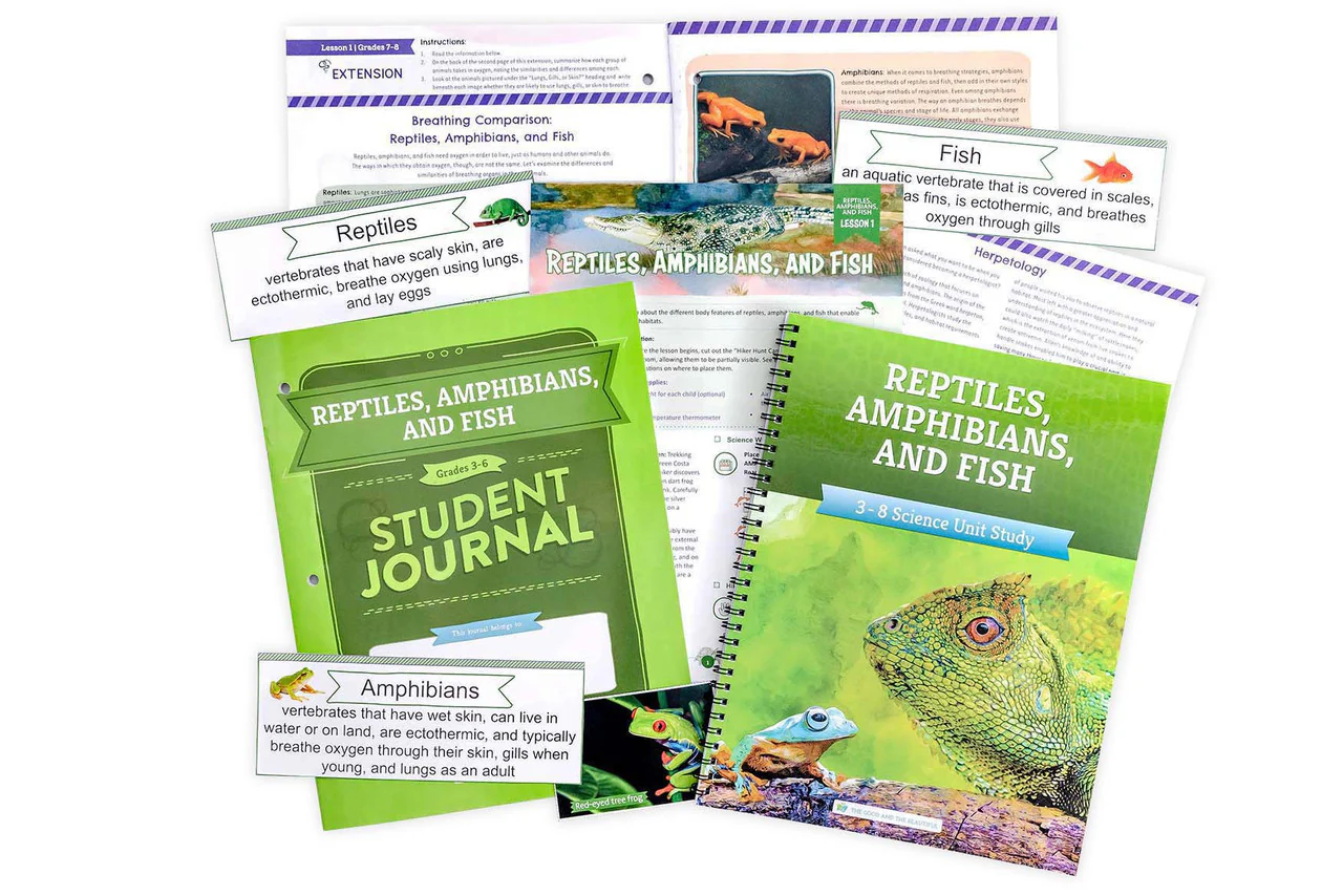 Reptiles, Amphibians, and Fish: Course Book: One Per Family - Image 3