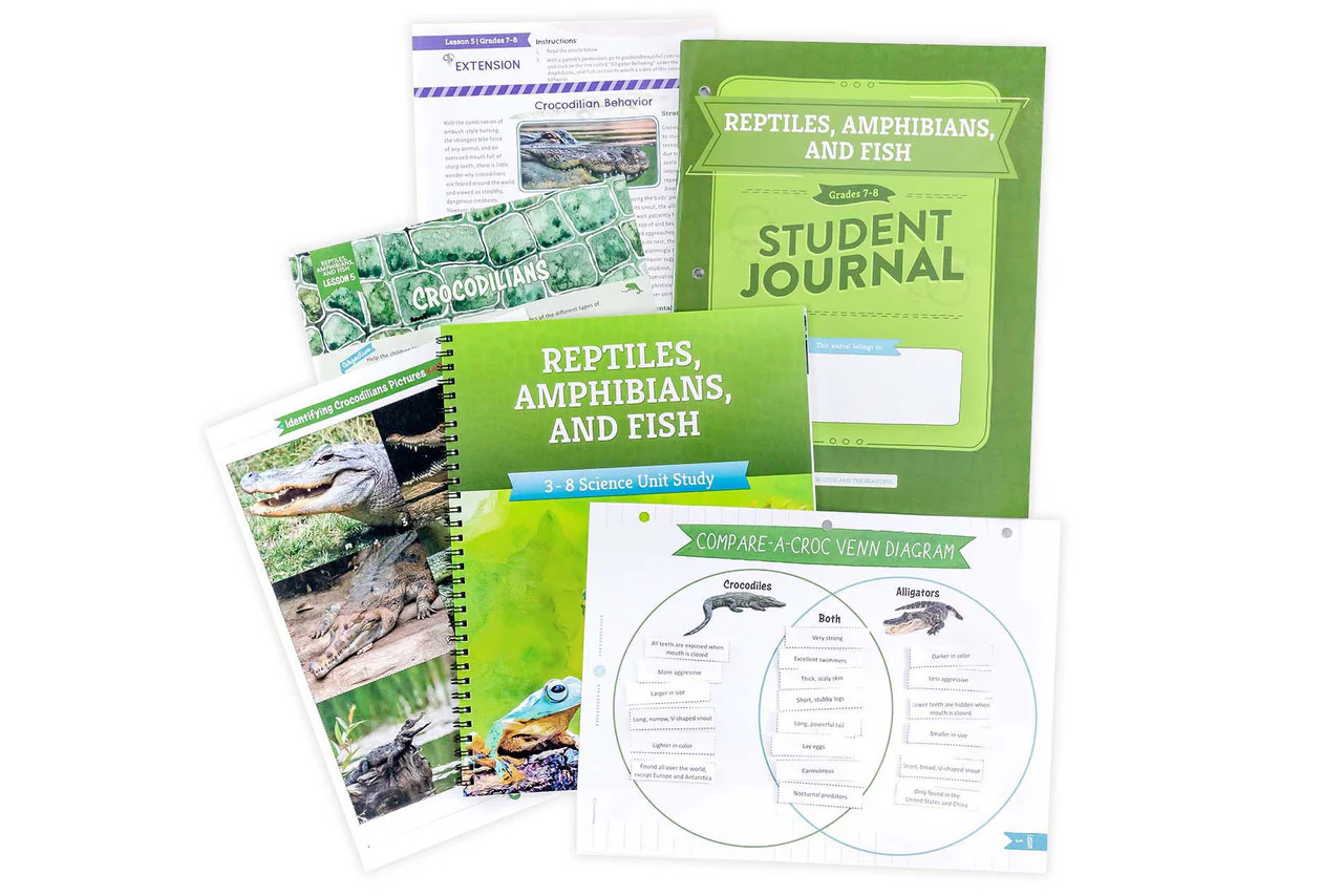 Reptiles, Amphibians, and Fish: Course Book: One Per Family - Image 9