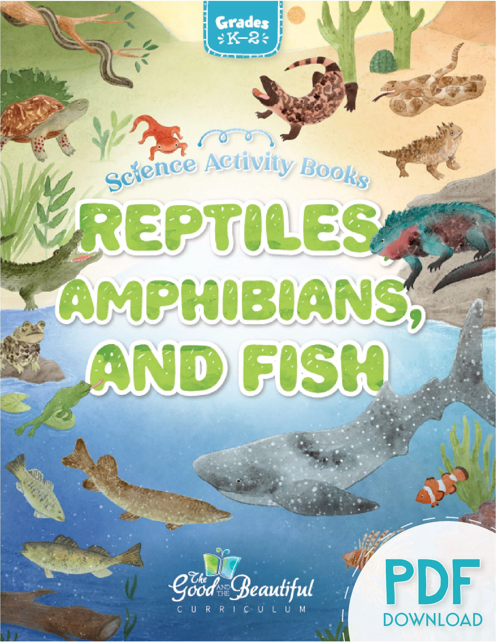 Reptiles, Amphibians, and Fish (PDF): Science Activity Book - Image 2