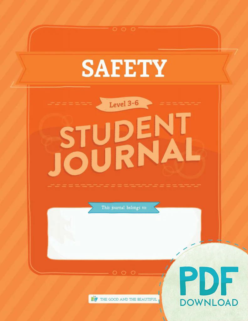 Safety: Student Journal Grades 3-6 (PDF) - Image 2