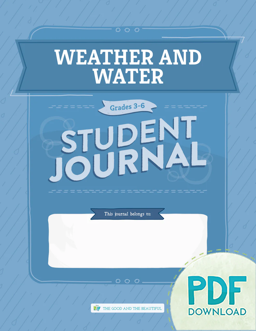 Weather and Water: Student Journal Grades 3-6 (PDF) - Image 2
